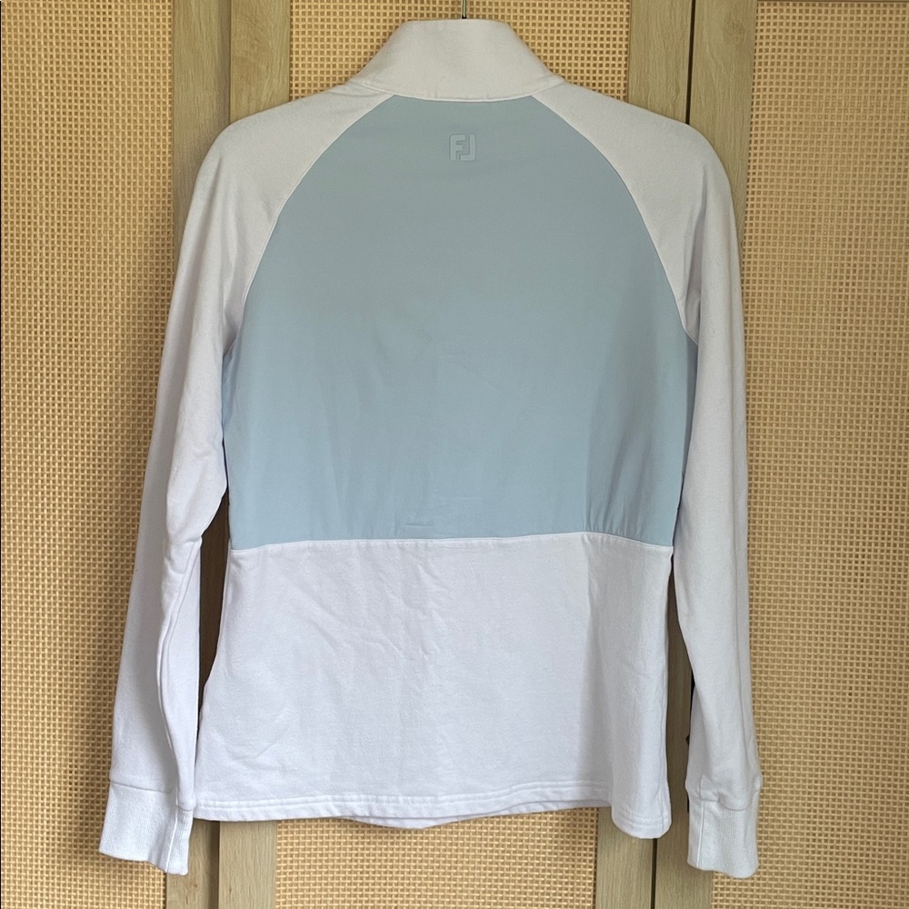 Two-Tone Quarter-Zip Pullover - Picture 2 of 4